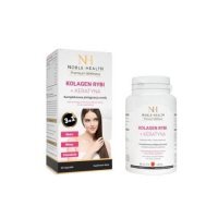 Noble Health Kolagen rybi + Keratyna - 60 kapsułek KRÓTKA DATA 30.09.2026