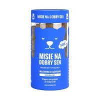Noble Health Misie na dobry sen, 60 żelek KRÓTKA DATA 31.10.2026