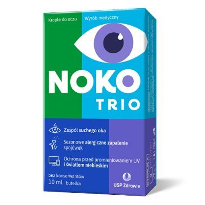 NOKO TRIO Krople do oczu, 10 ml