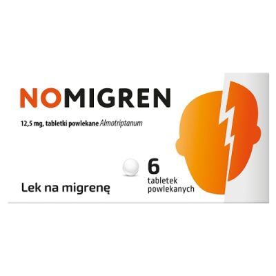 NOMIGREN 12,5 mg, 6 tabl. powl.