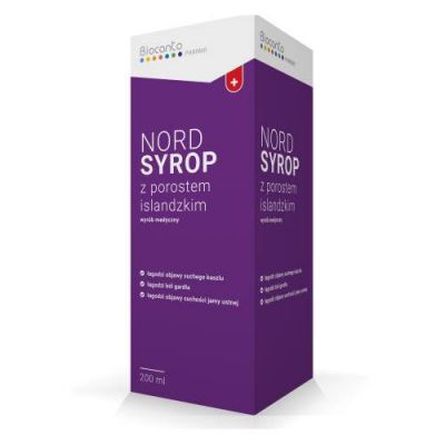 NORD Syrop z porostem islandzkim, 200 ml