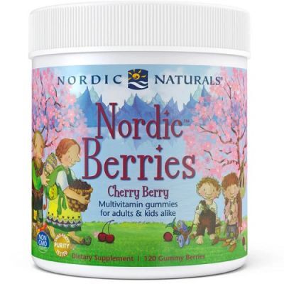 NORDIC NATURALS Berries Multivitamin Żelki multiwitaminowe o smaku wiśniowo-jagodowym 120 sztuk