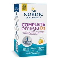 NORDIC NATURALS Complete Omega 565 mg o smaku cytrynowym 60 kapsułek