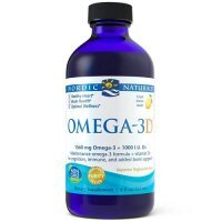 NORDIC NATURALS Omega 3 1560 mg z witaminą D3 o smaku cytrynowym 237 ml