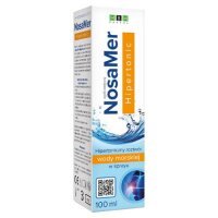 NosaMer Hipertonic Hipertoniczny roztwór wody morskiej w sprayu, 100 ml