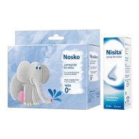 NOSKO aspirator + NISITA spray do nosa 20 ml
