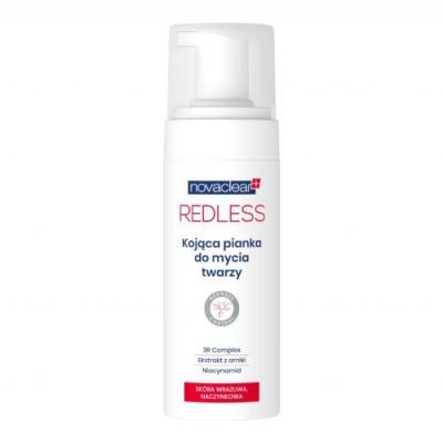 NOVACLEAR REDLESS Kojąca pianka do mycia twarzy, 100ml