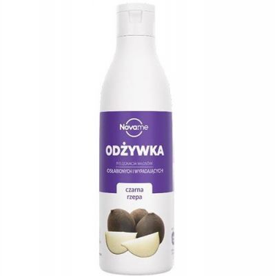 NOVAME Odżywka do włosów osłabionych i wypadających Czarna Rzepa 300 ml