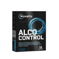 NOVATIV Alco Control 15 tabl. DATA WAŻNOŚCI 30.09.2024