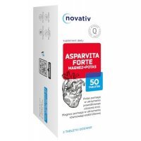 NOVATIV ASPARVITA FORTE Magnez + Potas 50 tabletek