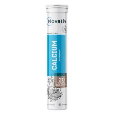 NOVATIV Calcium 20 tabletek musujących