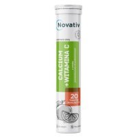 NOVATIV Calcium + Witamina C 20 tabletek musujących