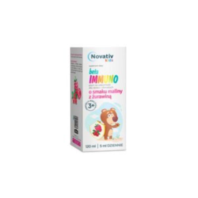 Novativ kids Beta Immuno, 120ml KRÓTKA DATA 31.08.2026