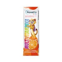 Novativ Kids Lizak Multivitaminka smak pomarańczowy, 1szt.