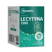NOVATIV Lecytyna 1200 mg 60 kapsułek