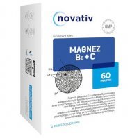 NOVATIV MAGNEZ B6 + C 60 tabletek