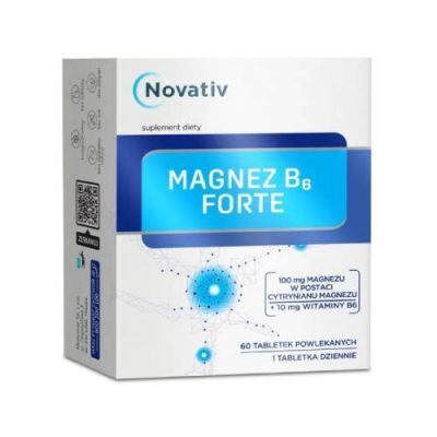 Novativ Magnez B6 Forte, 60tabl. powl.