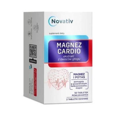 Novativ Magnez Cardio, 50tabl. powlekanych