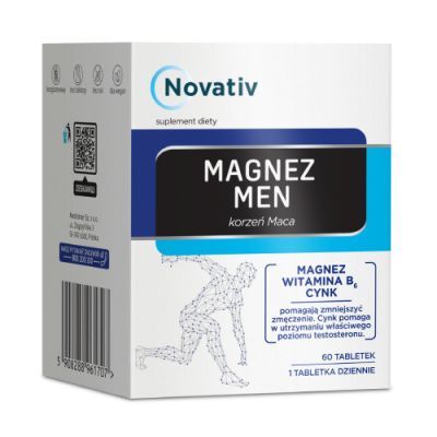 Novativ Magnez Men, 60tabl.