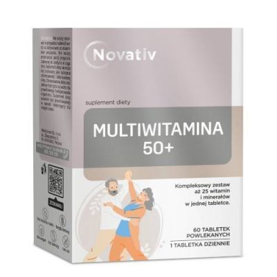 NOVATIV Multiwitamina 50+  60 tabletek