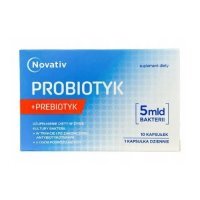 Novativ Probiotyk 5 mld bakterii, 10kaps. KRÓTKA DATA 31.01.2026