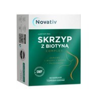 Novativ Skrzyp z biotyną complex, 60kaps.