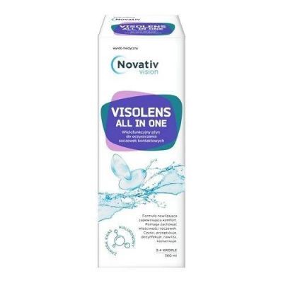 Novativ Vision Visolens All in One Płyn do soczewek, 360ml