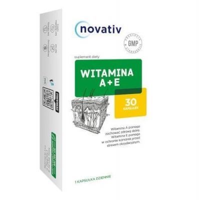 Novativ Witamina A+E, 30 kaps.
