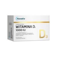 Novativ Witamina D3 1000 IU, 90kaps.