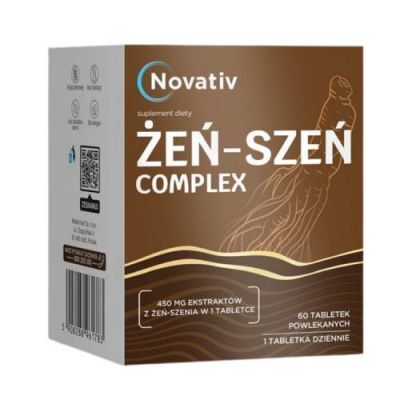 Novativ Żeń-Szeń Complex, 60 tabletek