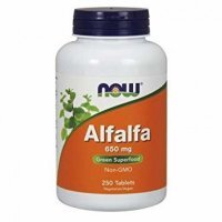 Now Alfalfa 650mg, 250 tabl.