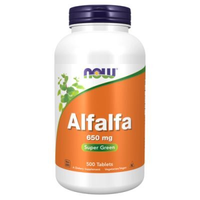 NOW Alfalfa 650mg- 500 tabl.