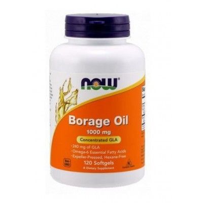 Now Borage oil 1000mg, 120 kaps.