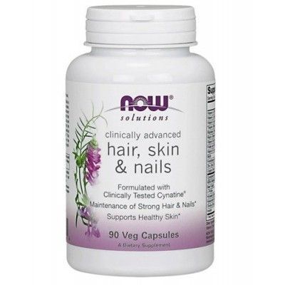 Now Clinical Hair, Skin & Nails, 90 kaps.