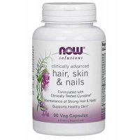 Now Clinical Hair, Skin &amp; Nails, 90 kaps.