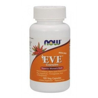 Now Eve Multivits, 120 kaps.