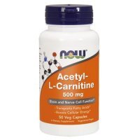 NOW FOODS Acetyl-L-Carnitine 500 mg 50 kapsułek