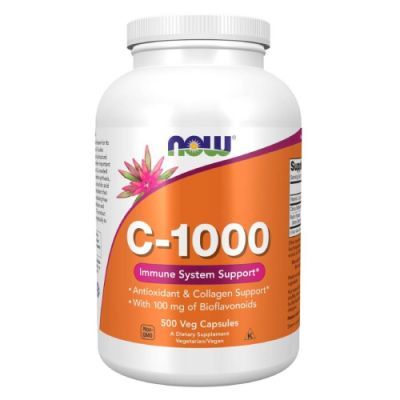 NOW FOODS C-1000 bioflawonoidy + rutyna, 500 kaps.