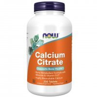 NOW FOODS Calcium Cirtate 250 tabletek