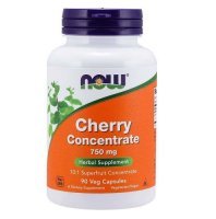 NOW FOODS CHERRY CONCENTRATE 750 mg 90 kapsułek