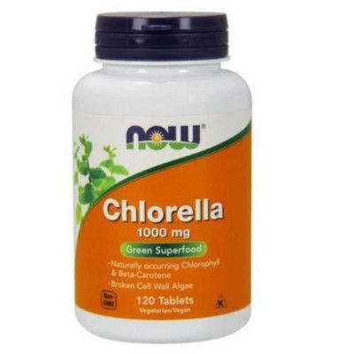 Now Foods Chlorella 1000 mg, 120 tabl.