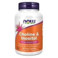 NOW FOODS CHOLINA &amp; INOSITOL 250/250 mg 100 kapsułek
