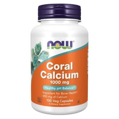 Now Foods Coral Calcium 1000 mg, 100 kaps.