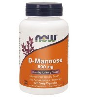 NOW FOODS D-MANNOSE 500 mg 240 kapsułek