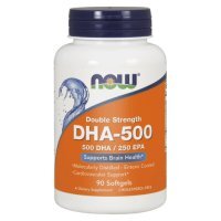 NOW FOODS DHA-500 &amp; 250 EPA Double Strength 90 kapsułek