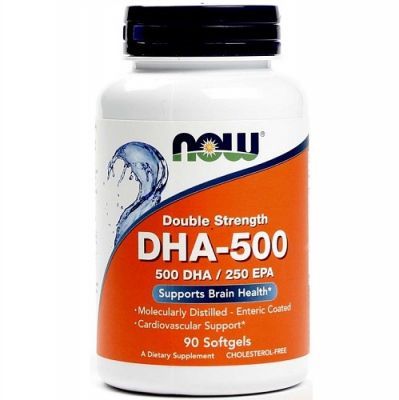 NOW FOODS DHA-500 & 250 EPA Double Strength 90 kapsułek