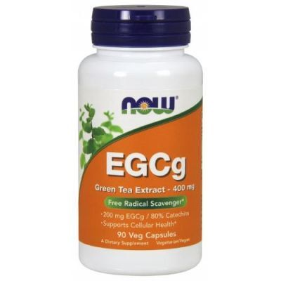 NOW FOODS EGCg Ekstrakt z zielonej herbaty 400mg, 90 kapsułek