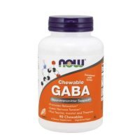 Now Foods GABA  250 mg, 90 tabletek do ssania KRÓTKA DATA 30.09.2026