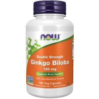 NOW FOODS Ginkgo Biloba 120 mg 100 kapsułek