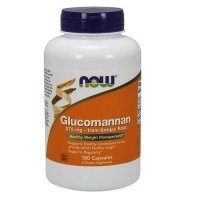Now Foods Glucomannan 575 mg, 180 kaps.